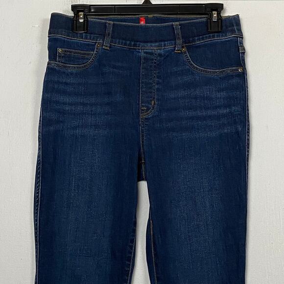 Spanx Jeans Women's Blue Ankle Skinny Denim High Rise 20342R Size Medium - Picture 2 of 11